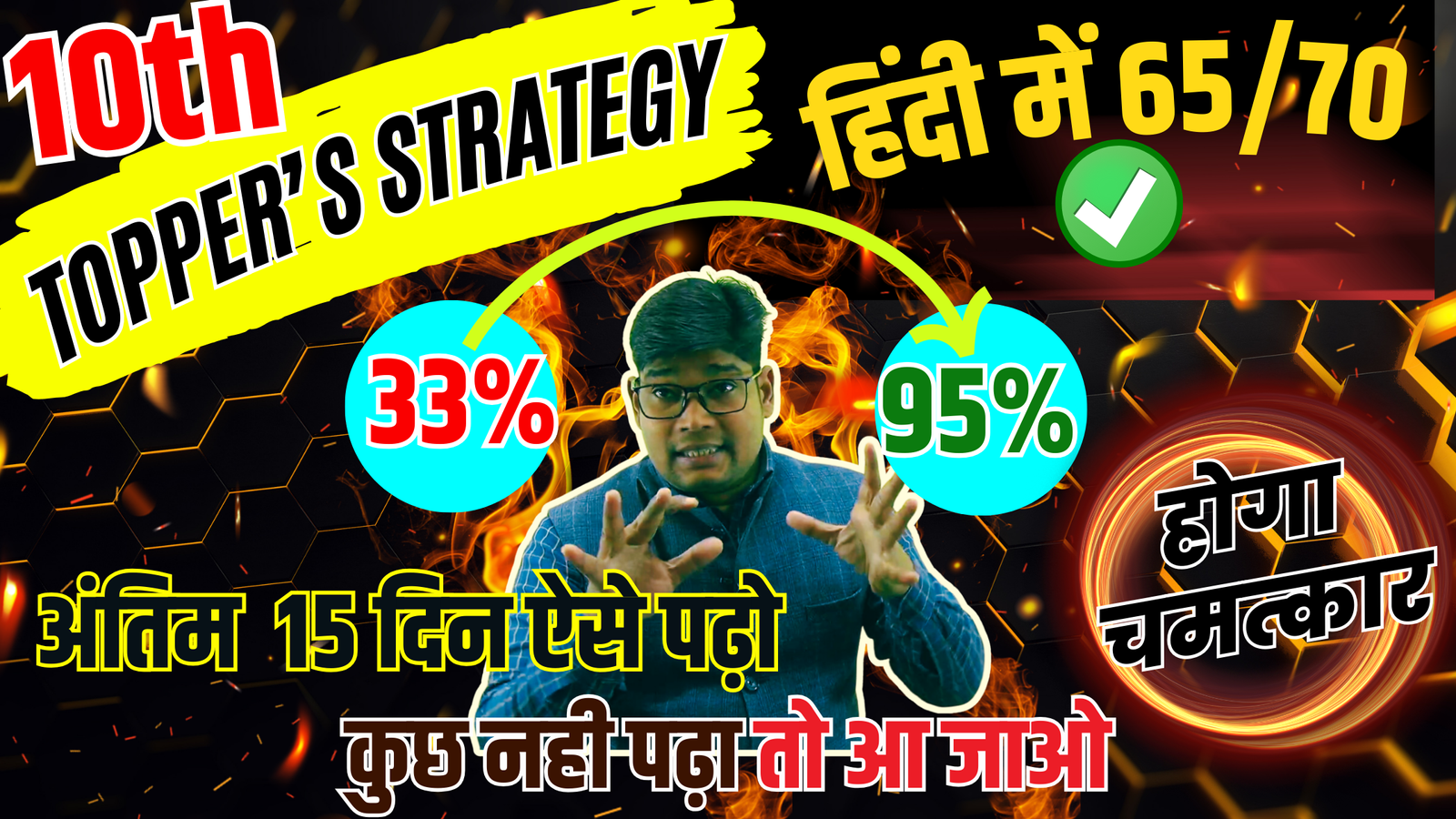 Class 10 Hindi Last Time Crash Course - UP Board 22 February - Strategy 2024